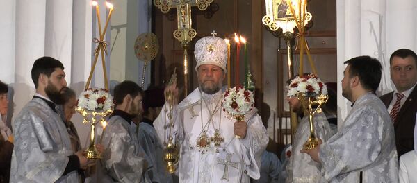 Пасхальное богослужение прошло в Кафедральном соборе Кишинева - Sputnik Moldova