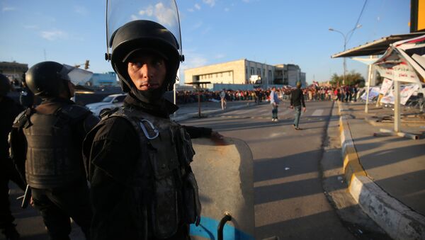 Иракские полицейские на страже порядка Багдада - Sputnik Moldova-România