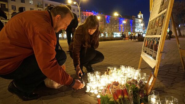 Акции памяти по погибшим в Одессе 2 мая 2014 года в регионах России - Sputnik Молдова