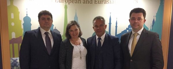 Vlad Plahotniuc la Departamentul de Stat, înrevedere cu Victoria Nuland - Sputnik Moldova
