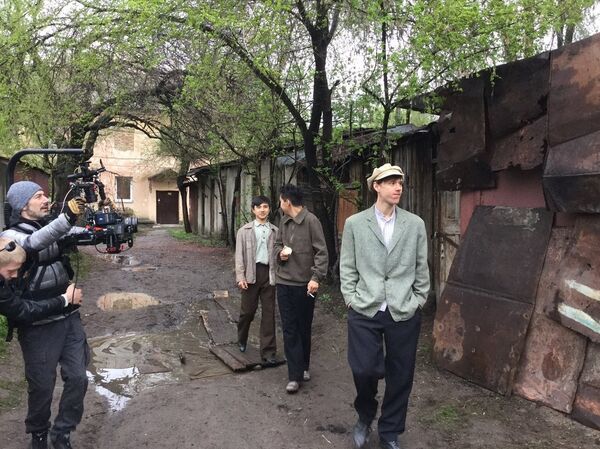 Фото со съемочной площадки Один народ, одна страна, одна судьба Фото со съемочной площадки Один народ, одна страна, одна судьба - Sputnik Молдова