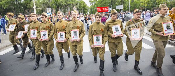 Бессмертный полк в Кишиневе Бессмертный полк в Кишиневе - Sputnik Молдова