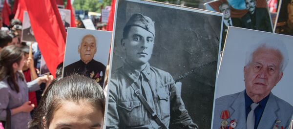 Акция Бессмертный полк прошла в Ереване - Sputnik Молдова