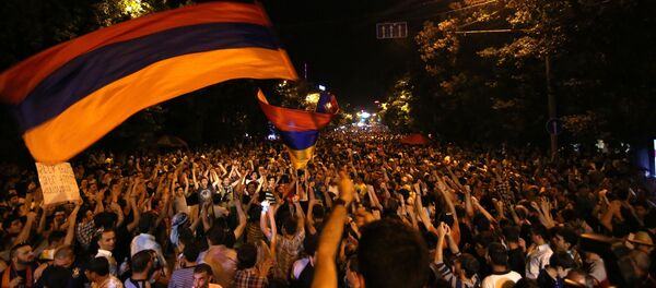 Акция протеста в Ереване Акция протеста в Ереване - Sputnik Молдова