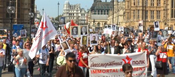 ВИДЕО_День Победы в Лондоне: шествие Бессмертного полка и возложение цветов - Sputnik Молдова
