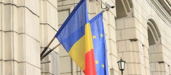 Drapel - Sputnik Moldova-România