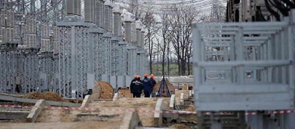 Строительство энергомоста Строительство энергомоста - Sputnik Молдова