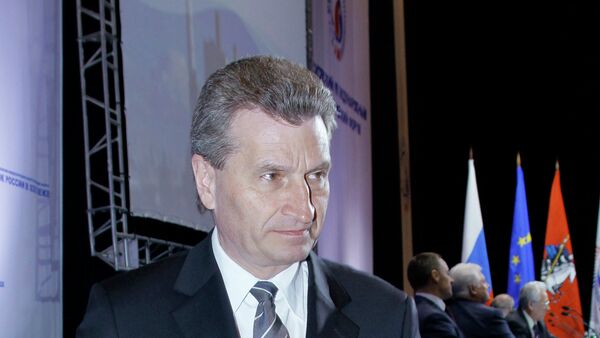Le commissaire européen à l'Energie Günther Oettinger - Sputnik Молдова