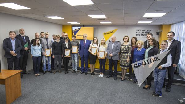 Награждение победителей конкурса Перспектива - Sputnik Moldova