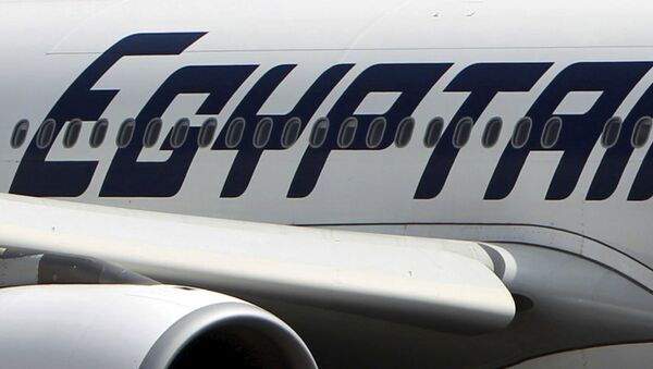 An EgyptAir plane is seen on the runway at Cairo Airport, Egypt in this September 5, 2013 file photo - Sputnik Moldova