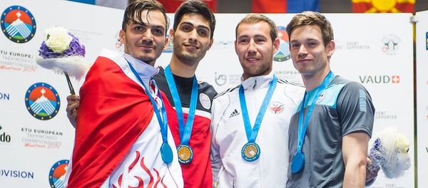 Призеры чемпионата Европы по тхэквондо - Sputnik Молдова