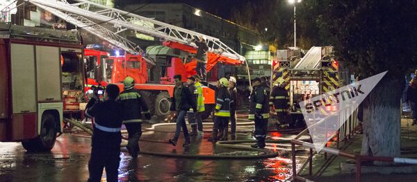 Пожар в Кишиневе - Sputnik Молдова