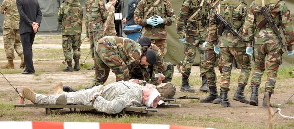 Молдо-американские учения Falcon Medic-2016 - Sputnik Молдова