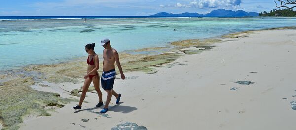 Plajă, odihnă, pereche, orizont - Sputnik Moldova