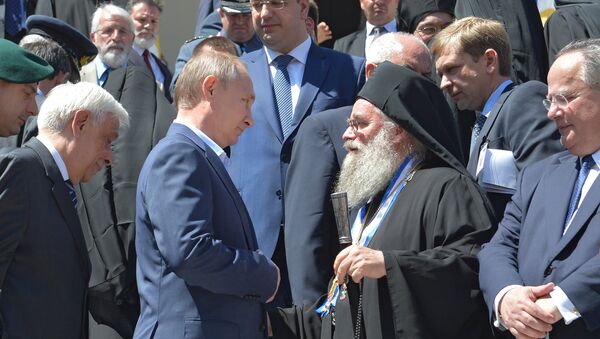 Визит президента РФ В. Путина в Грецию. День второй - Sputnik Молдова