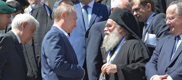Визит президента РФ В. Путина в Грецию. День второй Визит президента РФ В. Путина в Грецию. День второй - Sputnik Молдова