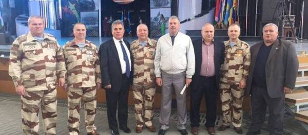 Участники группы Батя & Эхо Афгана и делегаты от Молдовы на фестивале Солдаты Отчизны в Витебске - Sputnik Молдова