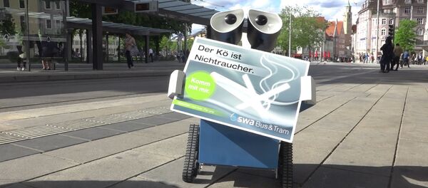 Робот против курения, или Как в Германии борются с вредной привычкой - Sputnik Молдова