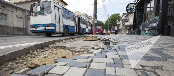 Последствия дождя в Кишиневе - Sputnik Moldova