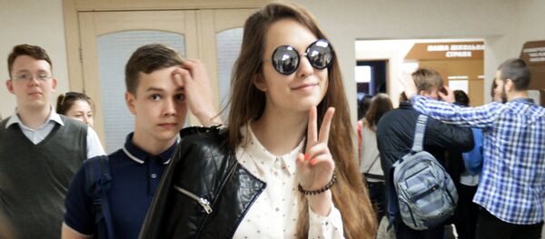 Elevi, examene, gimnaziu, școală - Sputnik Moldova