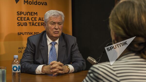 Vladimir Voronin în studioul radio Sputnik Moldova - Sputnik Moldova