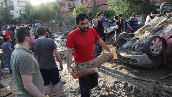 Наводнение в грузинской столице, 13 июня 2015 года - Sputnik Молдова