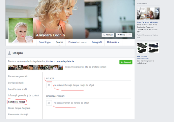 Pagina personală de Facebook, Anișoara Loghin, Print Screen, 19.06.2016 Pagina personală de Facebook, Anișoara Loghin, Print Screen, 19.06.2016 - Sputnik Moldova
