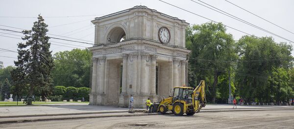ремонт дороги Проспект Штефана чел Маре ремонт дороги Проспект Штефана чел Маре - Sputnik Молдова