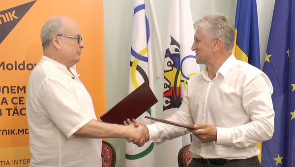 Агентство Sputnik подписало соглашение об информационном сотрудничестве с НОК Молдова - Sputnik Moldova