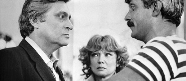 Олег Басилашвили Людмила Гурченко и Никита Михалков Олег Басилашвили Людмила Гурченко и Никита Михалков - Sputnik Moldova-România