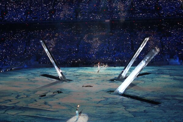 Церемония зажжения олимпийского огня - Sputnik Молдова