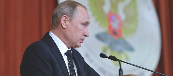Президент РФ В. Путин выступил на совещании послов и постпредов РФ в иностранных государствах - Sputnik Молдова