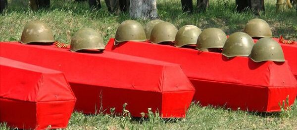 Церемония перезахоронения войнов ВОВ - Sputnik Молдова