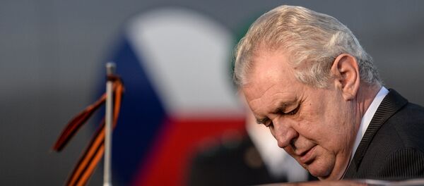 Президент Чехии Милош Земан в Москве. - Sputnik Moldova-România