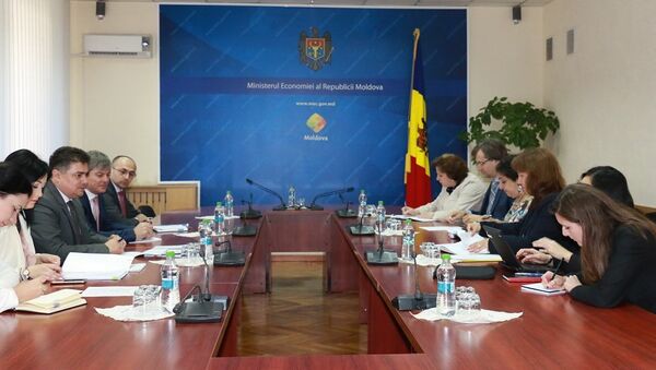 Вице-премьер и министр экономики Молдовы Октавиан Калмык встретился с миссией МВФ - Sputnik Молдова