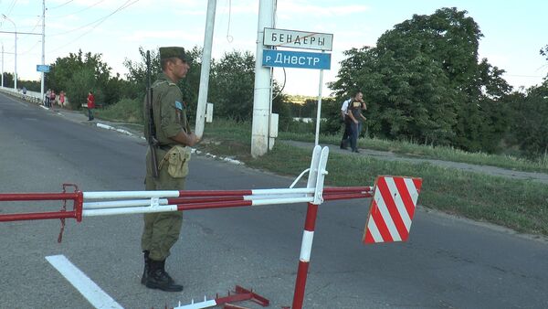 Миротворческий пост на административной границе с Приднестровьем - Sputnik Молдова