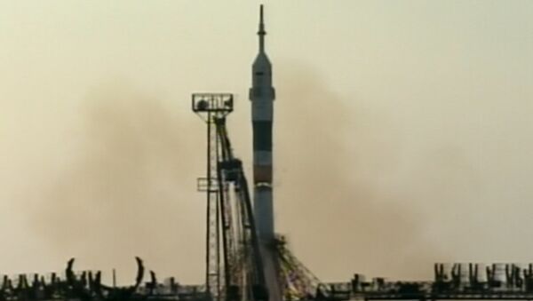 Кадры старта ракеты-носителя с первым кораблем новой серии Союз МС - Sputnik Молдова
