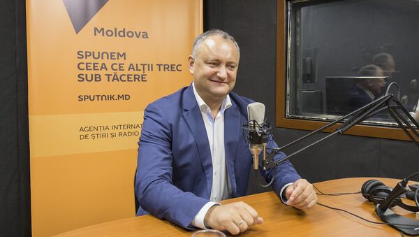 Игорь Додон - Sputnik Молдова
