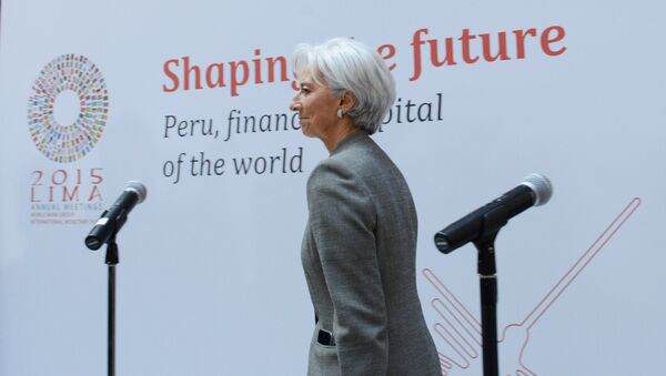 Директор-распорядитель МВФ, Кристин Лагард. Directorul executiv al FMI, Christina Lagarde - Sputnik Moldova-România