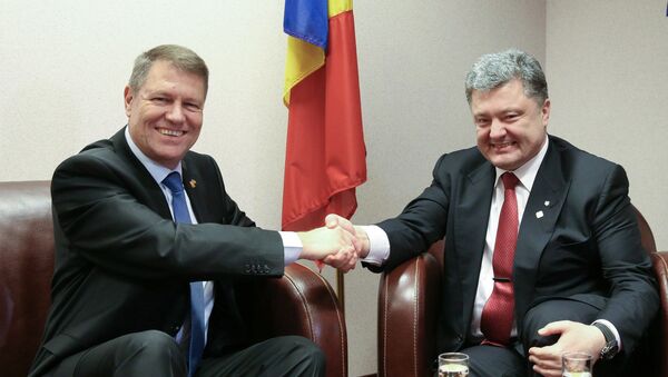 Klaus Iohannis și Petro Poroșenko, Bruxelles - Sputnik Moldova