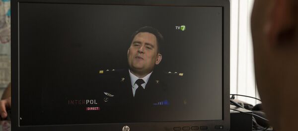 Mihail Gofman în studioul emisiunii Interpol - Sputnik Молдова