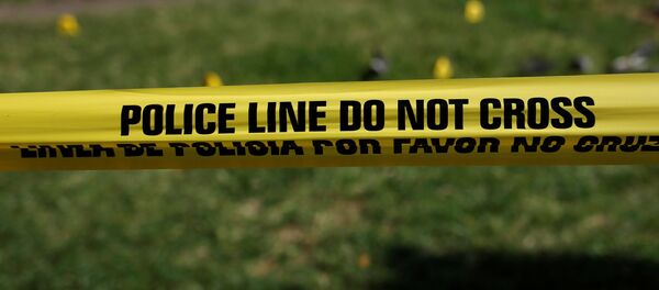 Police tape is seen at Rosa Parks Plaza near the shooting scene in Dallas, Texas, U.S., July 8, 2016. - Sputnik Молдова