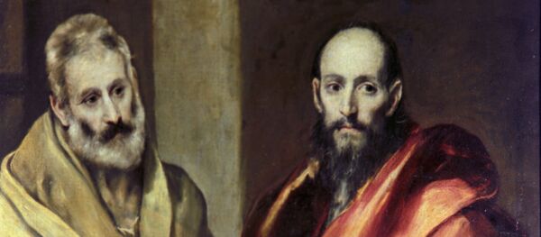 Reproducerea picturii lui El Greco, Apostolii Petru și Pavel, Ermitaj. Репродукция картины Эль Греко Апостолы Петр и Павел Reproducerea picturii lui El Greco, Apostolii Petru și Pavel, Ermitaj. Репродукция картины Эль Греко Апостолы Петр и Павел - Sputnik Moldova