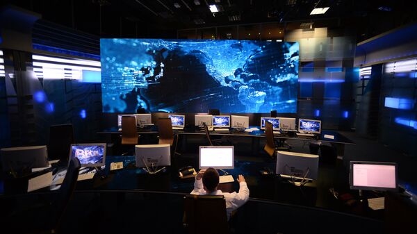 Televiziune, studio - Sputnik Moldova