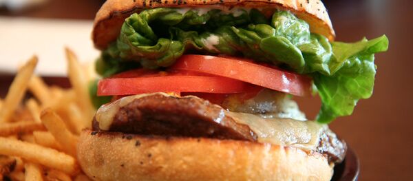 Un hamburger - Sputnik Moldova-România