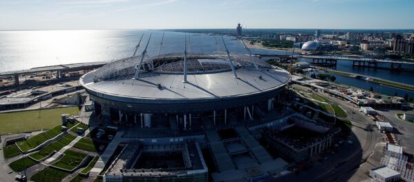 Строительство стадиона Зенит-Арена в Санкт-Петербурге - Sputnik Молдова