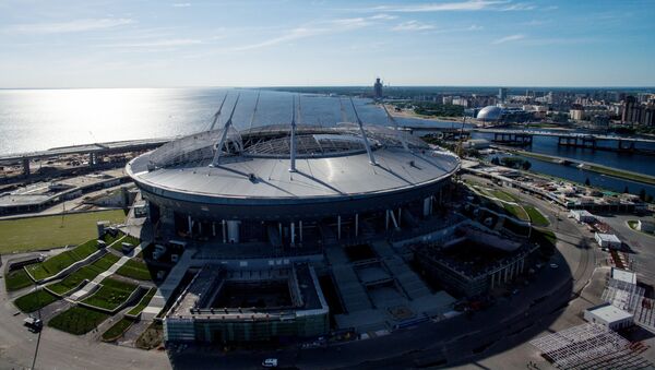 Строительство стадиона Зенит-Арена в Санкт-Петербурге - Sputnik Молдова
