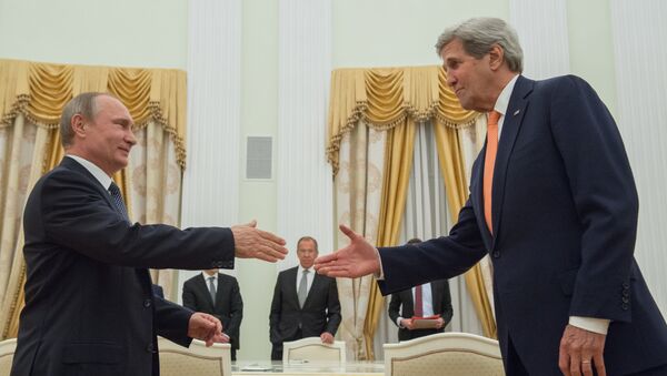Рабочая встреча президента РФ В. Путина с государственным секретарем США Дж. Керри - Sputnik Moldova