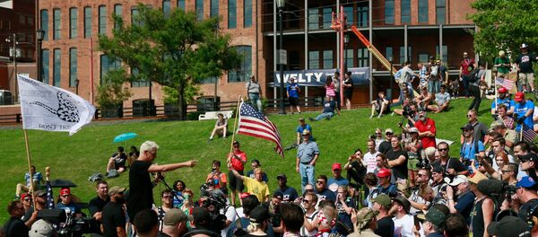 Акция сторонников кандидата в президенты США Дональда Трампа - Sputnik Молдова