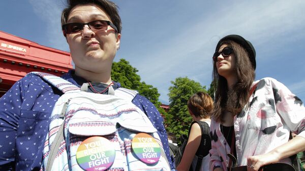 ЛГБТ-парад КиевПрайд-2016/ Parada gay la Kiev - Sputnik Moldova-România